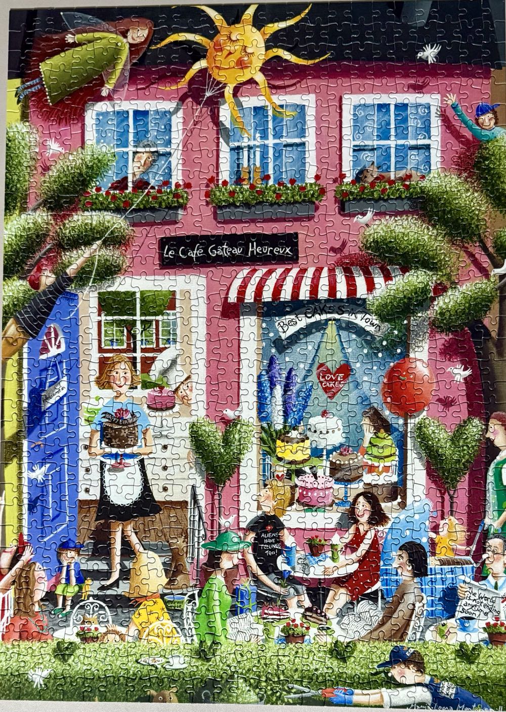The Happy Cake Cafe - Marja Leena Puzzles puzzle collectible - Main Image 2