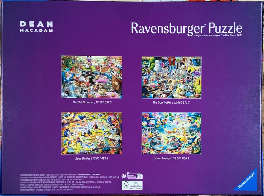 The Cat Groomer - Ravensberger puzzle collectible [Barcode 4005555018575] - Main Image 2