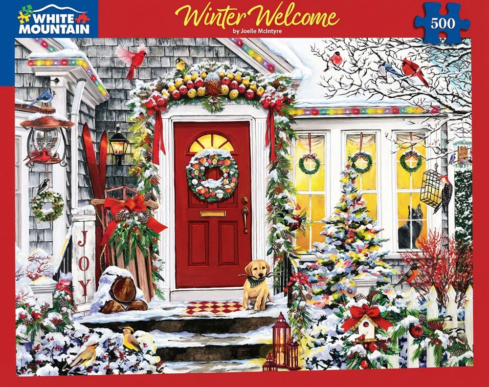 TRADED-Winter Welcome - White Mountain puzzle collectible [Barcode 724819269815] - Main Image 3