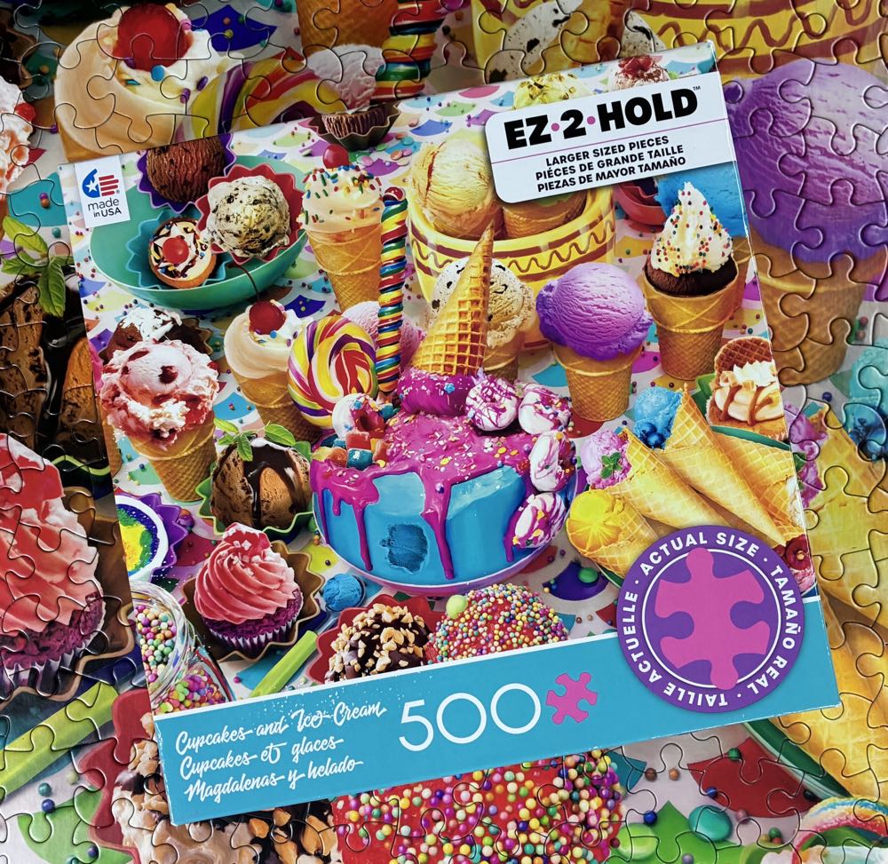 Cupcakes And Ice Cream - Ceaco puzzle collectible [Barcode 021081233132] - Main Image 2