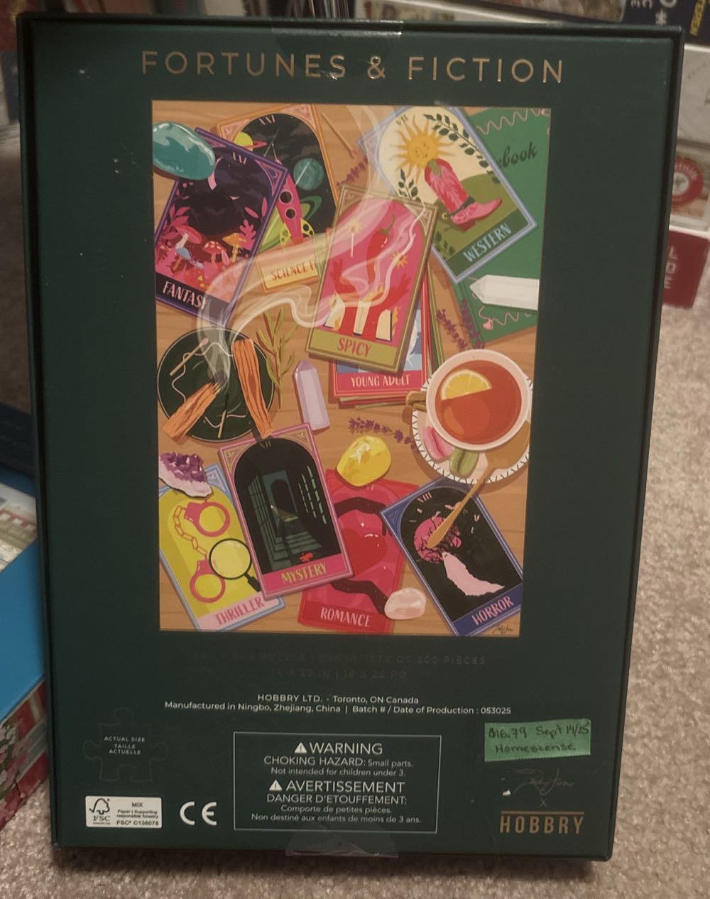 Sold Fortunes & Fiction - Hobbry puzzle collectible - Main Image 2