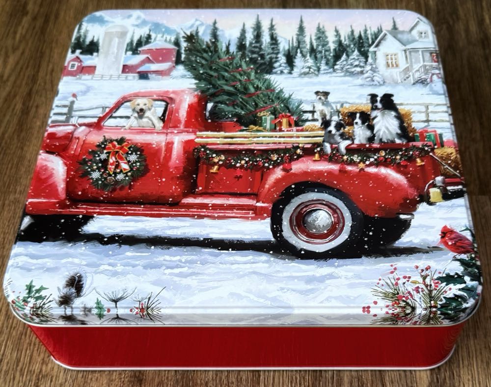 Holiday Red Truck* - Original Gourmet Food Company puzzle collectible [Barcode 654954254875] - Main Image 2