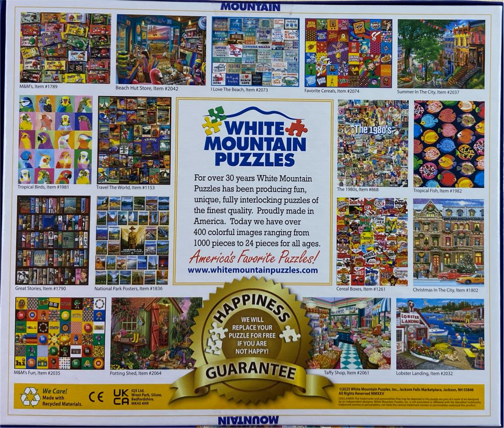 Collage Books: Bedtime stories - White Mountain puzzle collectible [Barcode 724819269914] - Main Image 4