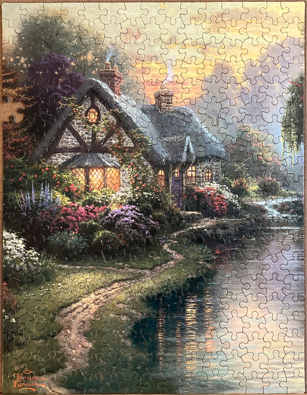 A Quiet Evening - Ceaco puzzle collectible [Barcode 021081018012] - Main Image 2