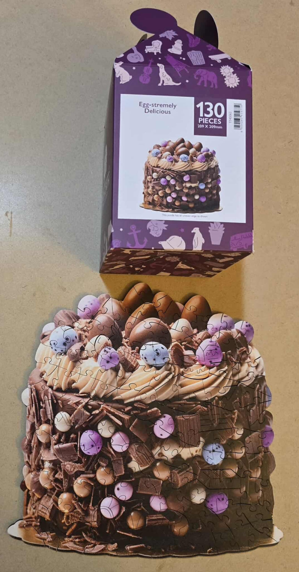 Egg-stremely Delicious - 1031, 3/1/26 - SOLD - Wentworth Wooden Jigsaw Company puzzle collectible - Main Image 3