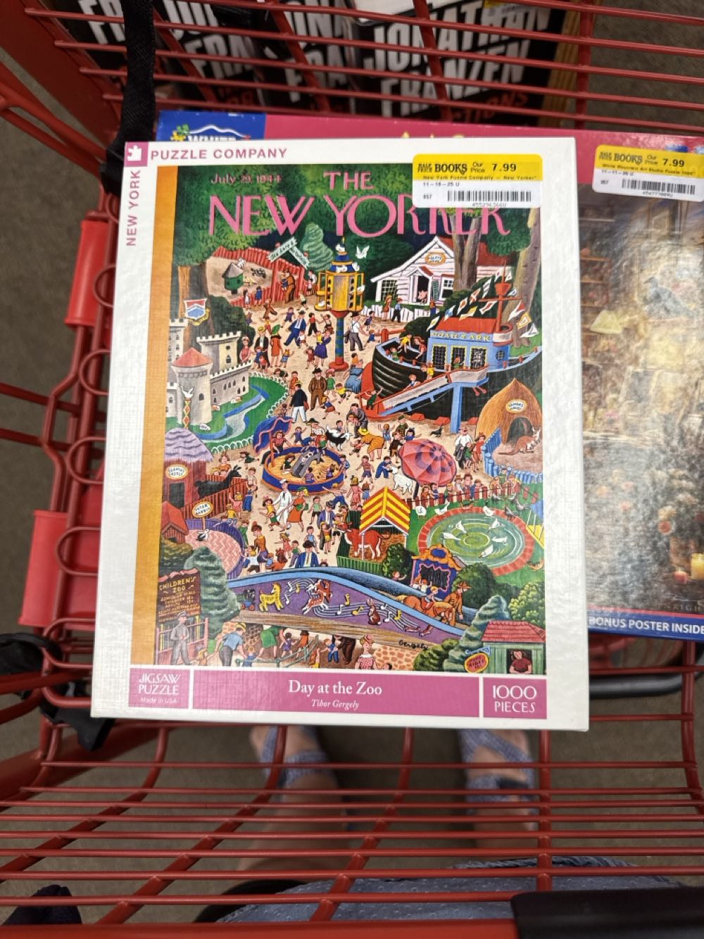 Day at the Zoo - New York Puzzle Company puzzle collectible - Main Image 2