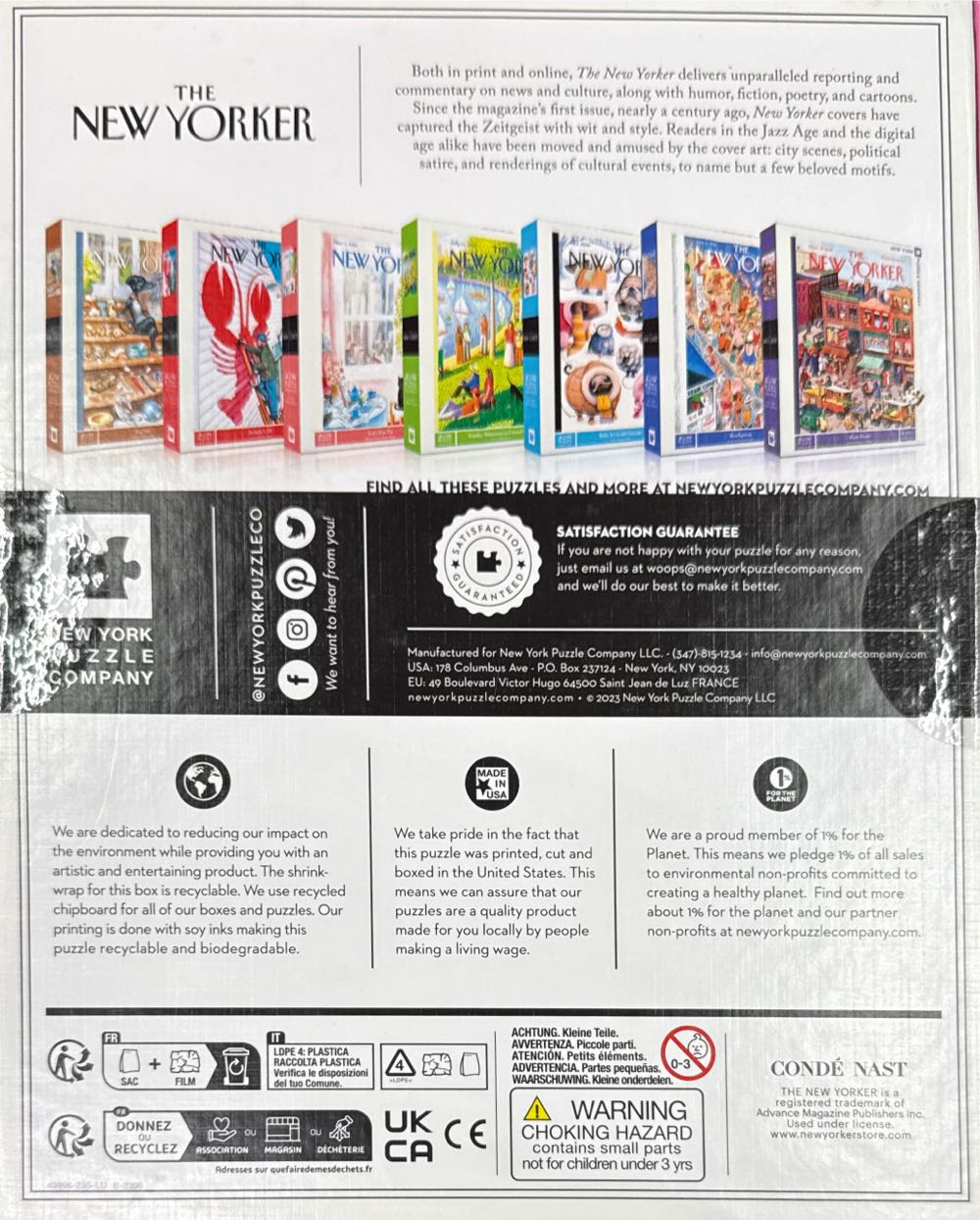 Day at the Zoo - New York Puzzle Company puzzle collectible - Main Image 3