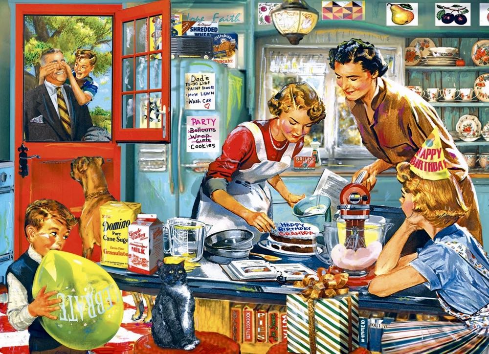 Back to the Past : Grandpa’s Birthday Surprise 🆕 - Rose Art puzzle collectible [Barcode 4895145440967] - Main Image 2