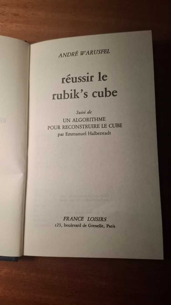 Réussir Le Rubik’s Cube Livre   puzzle collectible - Main Image 3