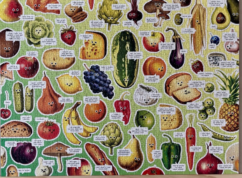 Googly Food- GONE - Brass Monkey puzzle collectible [Barcode 9780735386570] - Main Image 2