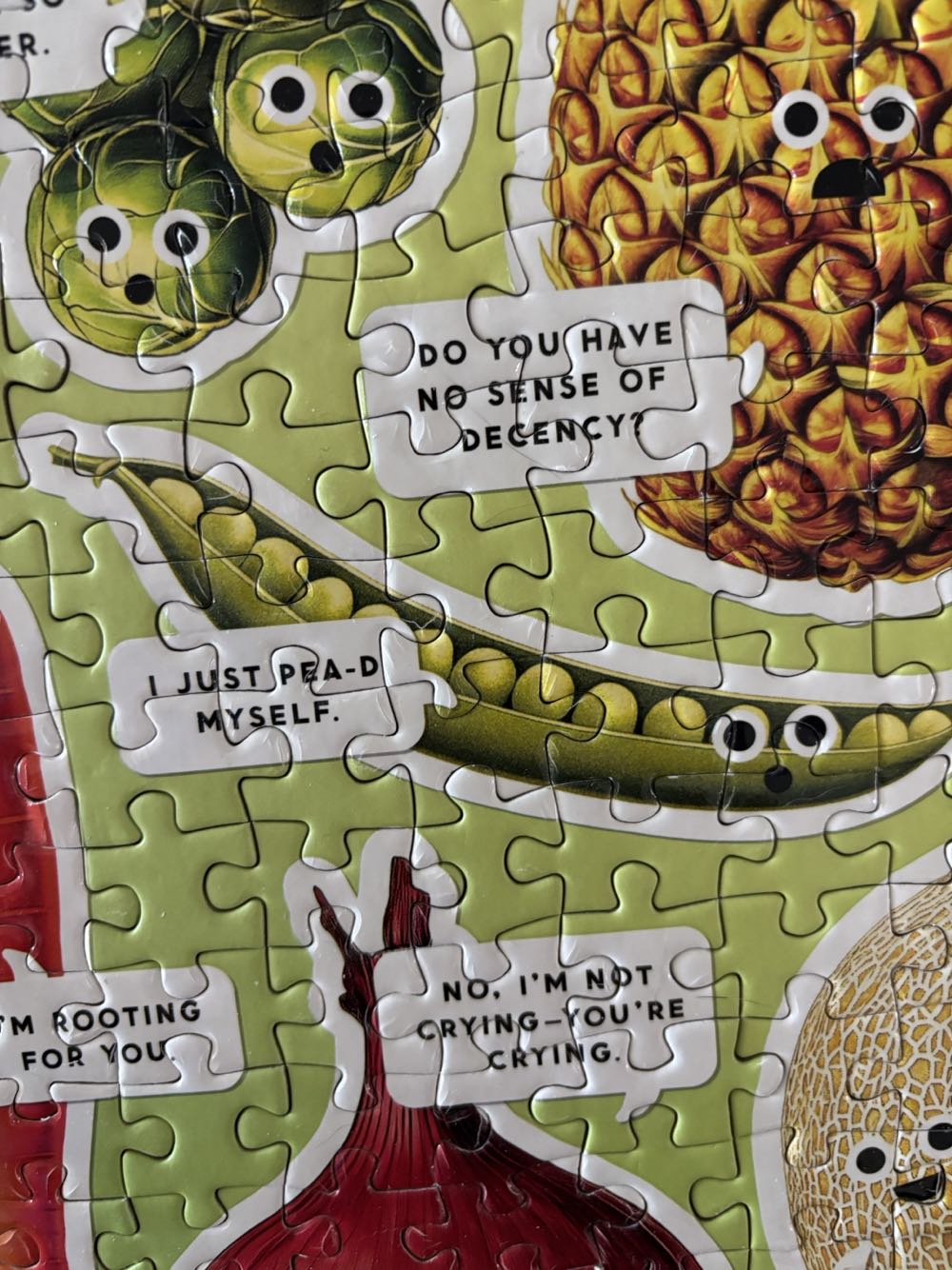 Googly Food- GONE - Brass Monkey puzzle collectible [Barcode 9780735386570] - Main Image 4