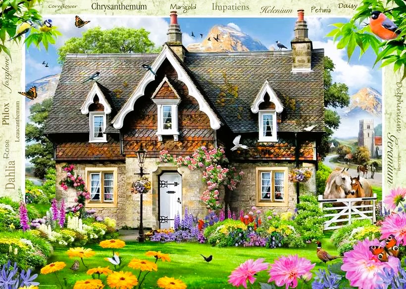 Hillside Cottage (NIB) NFT - Ravensburger puzzle collectible - Main Image 2