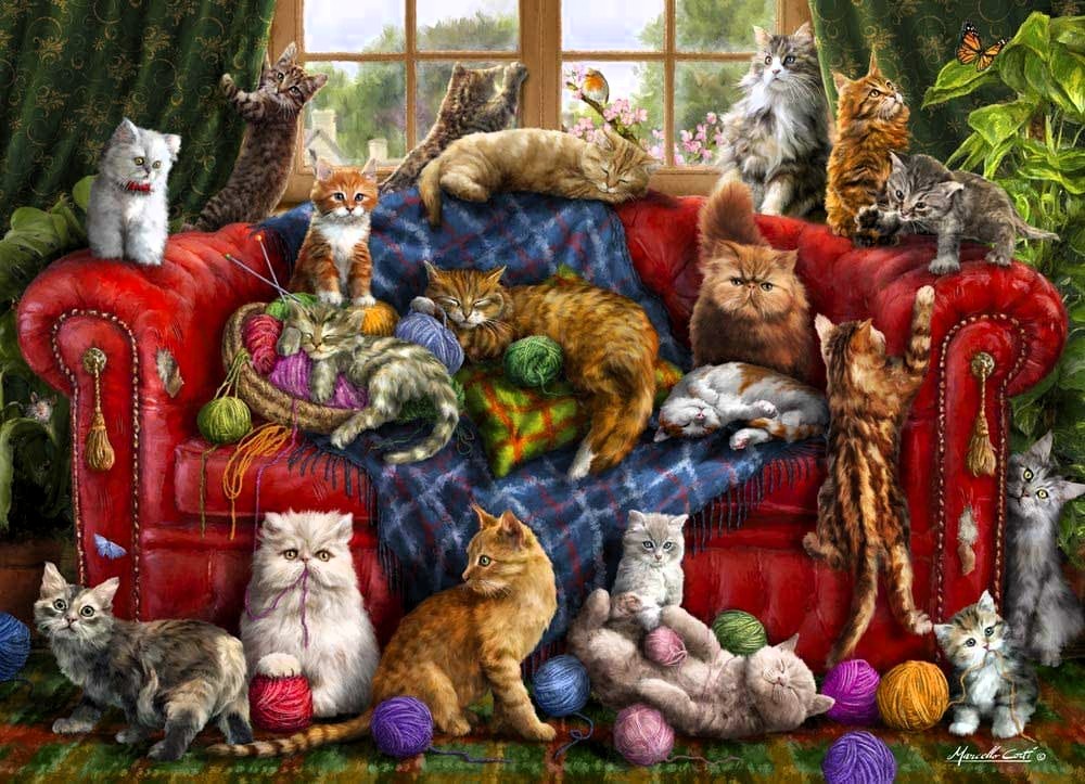 Love my Cats (NIB) - Danielle 🐱 - Vermont puzzle collectible - Main Image 2