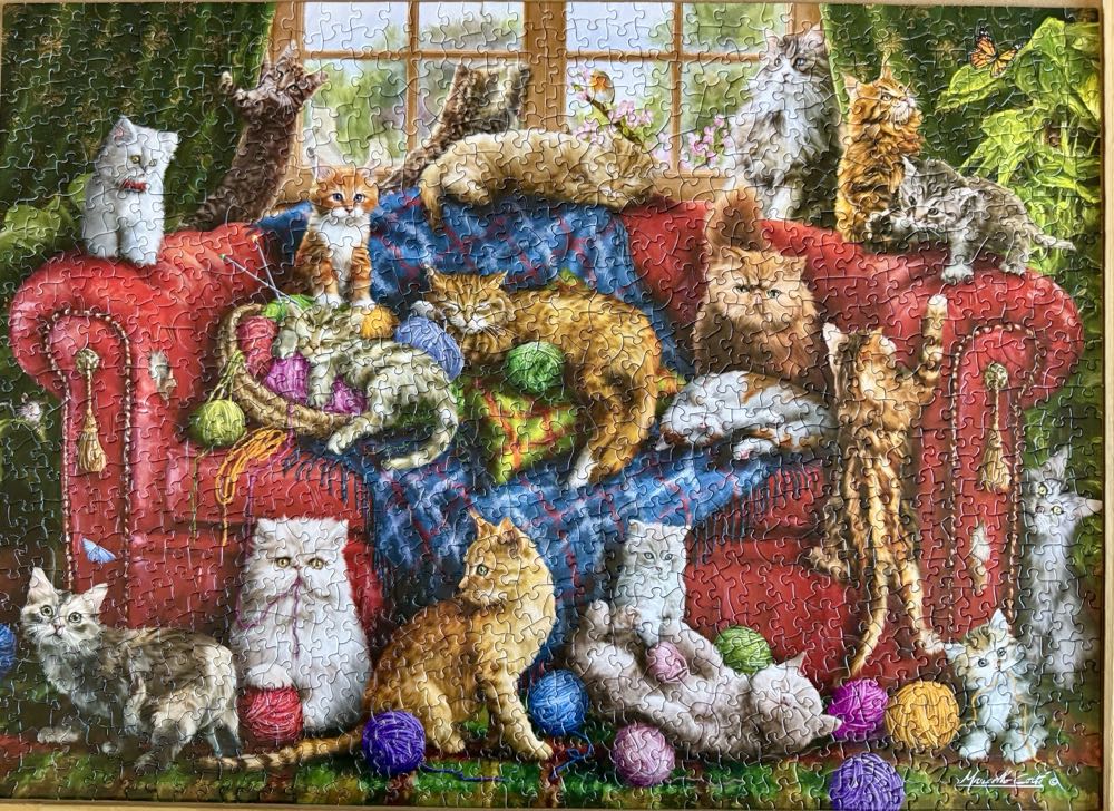 Love my Cats (NIB) - Danielle 🐱 - Vermont puzzle collectible - Main Image 3