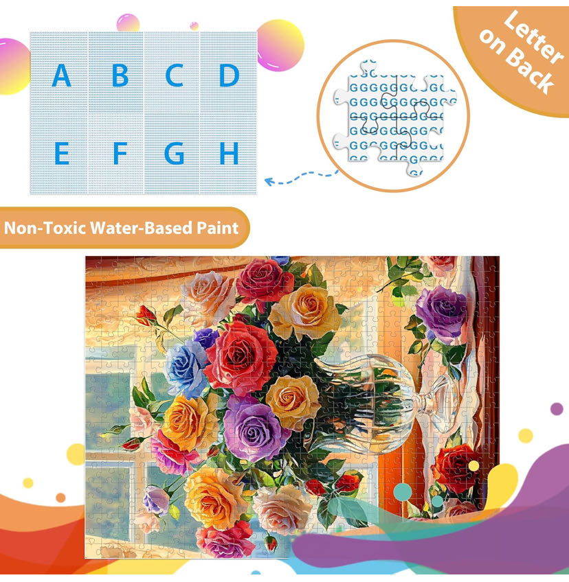 Flowers In Vase* - Jeacirio puzzle collectible - Main Image 2