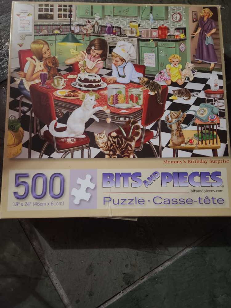 Mommy’s Birthday Surprise - Bits And Pieces puzzle collectible [Barcode 704812108410] - Main Image 2