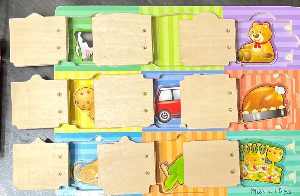 Hide & Seek Board - Melissa & Doug puzzle collectible - Main Image 2