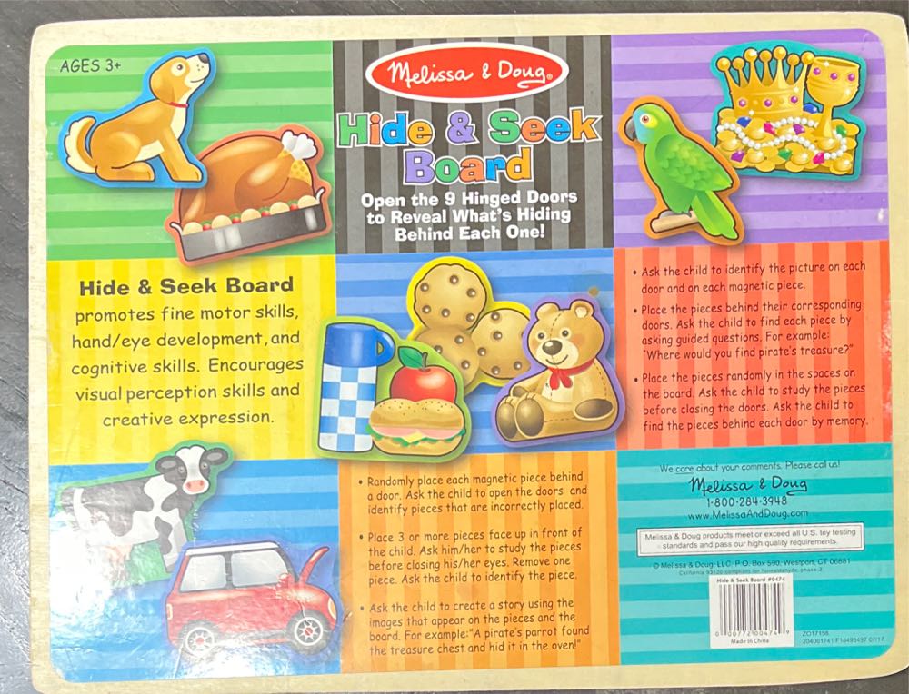 Hide & Seek Board - Melissa & Doug puzzle collectible - Main Image 6