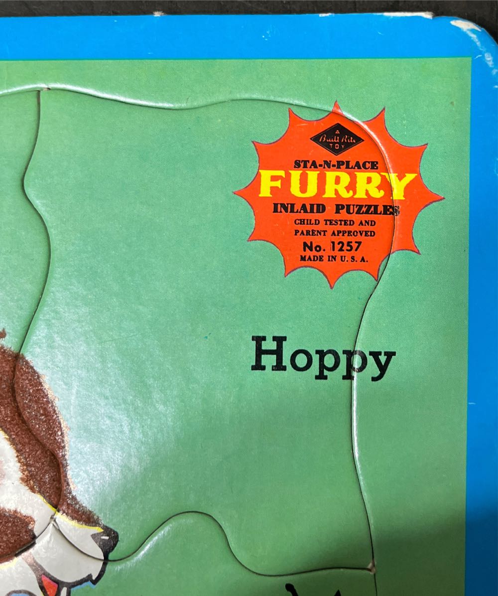 Furry Inlaid Hoppy - Sta-N-Place puzzle collectible - Main Image 2