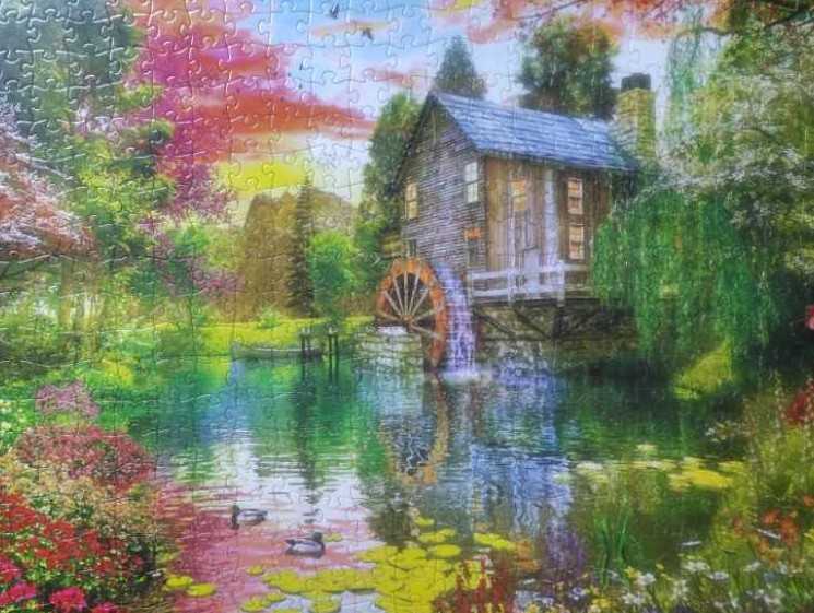 Sunset At The Mill - Colorluxe puzzle collectible [Barcode 4895145458368] - Main Image 3