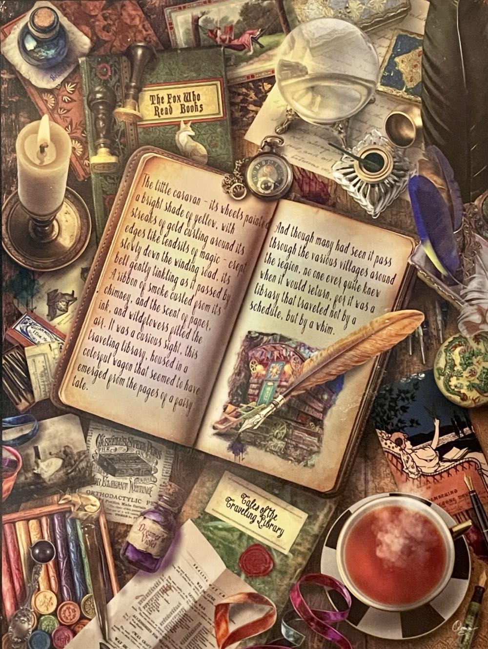 Aimee : Writer’s Desk, The 🆕 - Buffalo puzzle collectible [Barcode 079346950539] - Main Image 2