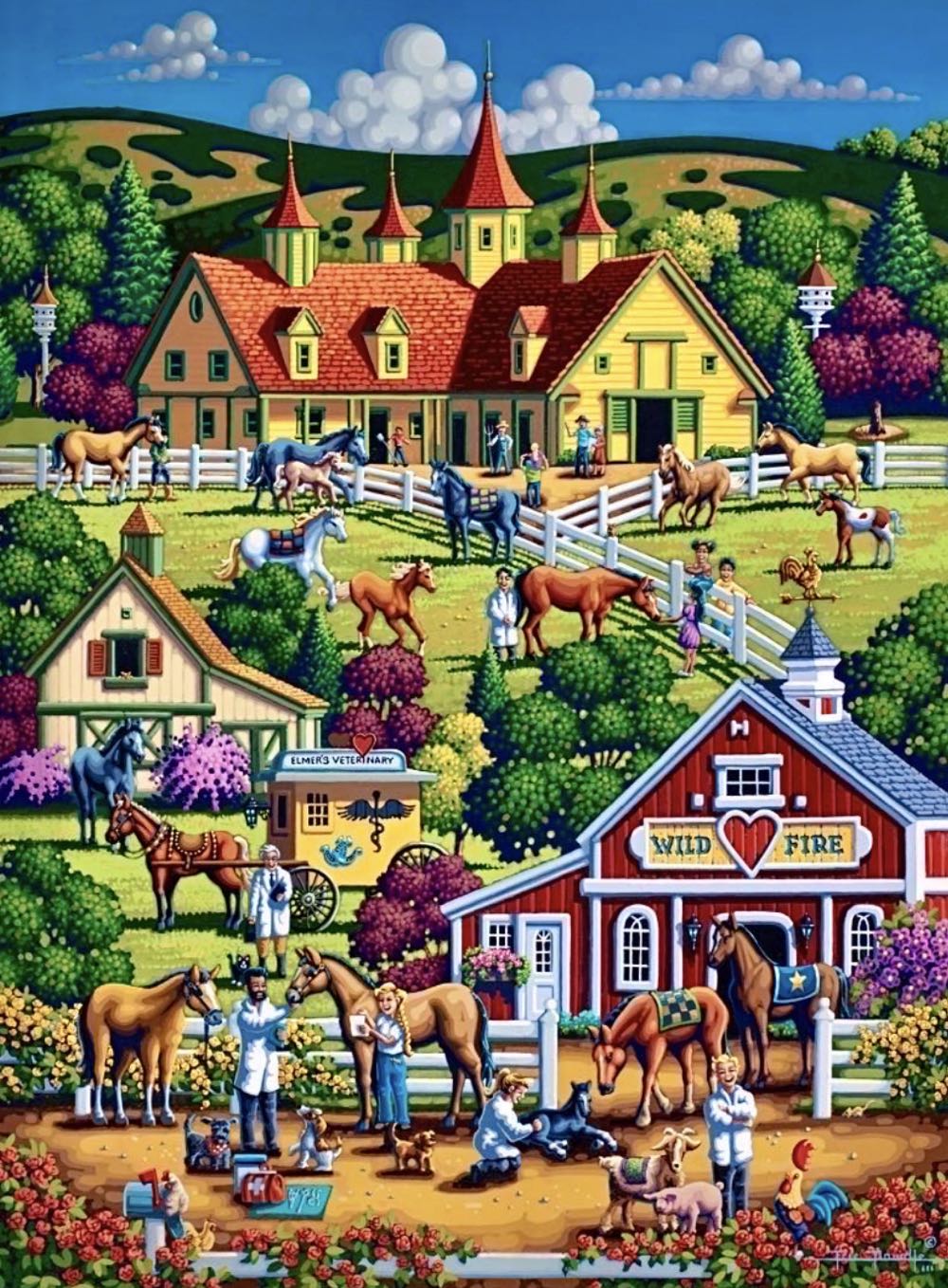 Wildfire Ranch 🆕 - Dowdle / Buffalo puzzle collectible [Barcode 079346128303] - Main Image 2