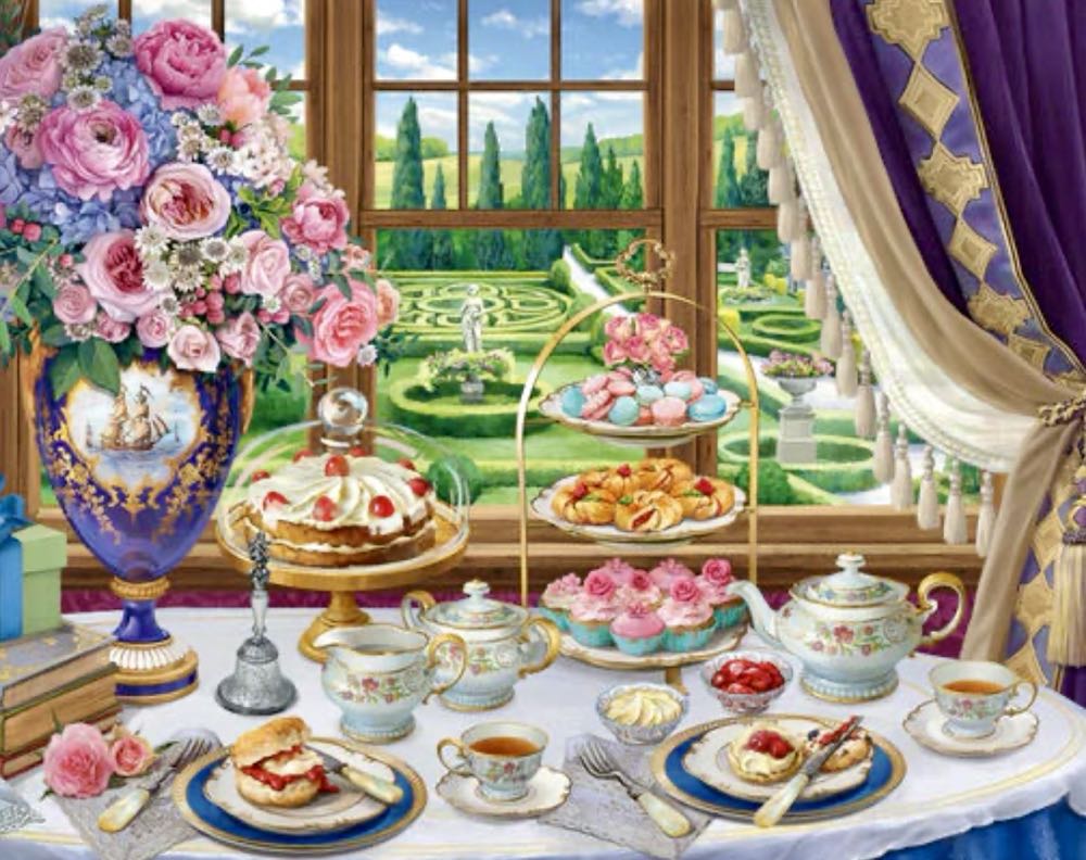 English Breakfast - Ceaco puzzle collectible [Barcode 021081320160] - Main Image 2