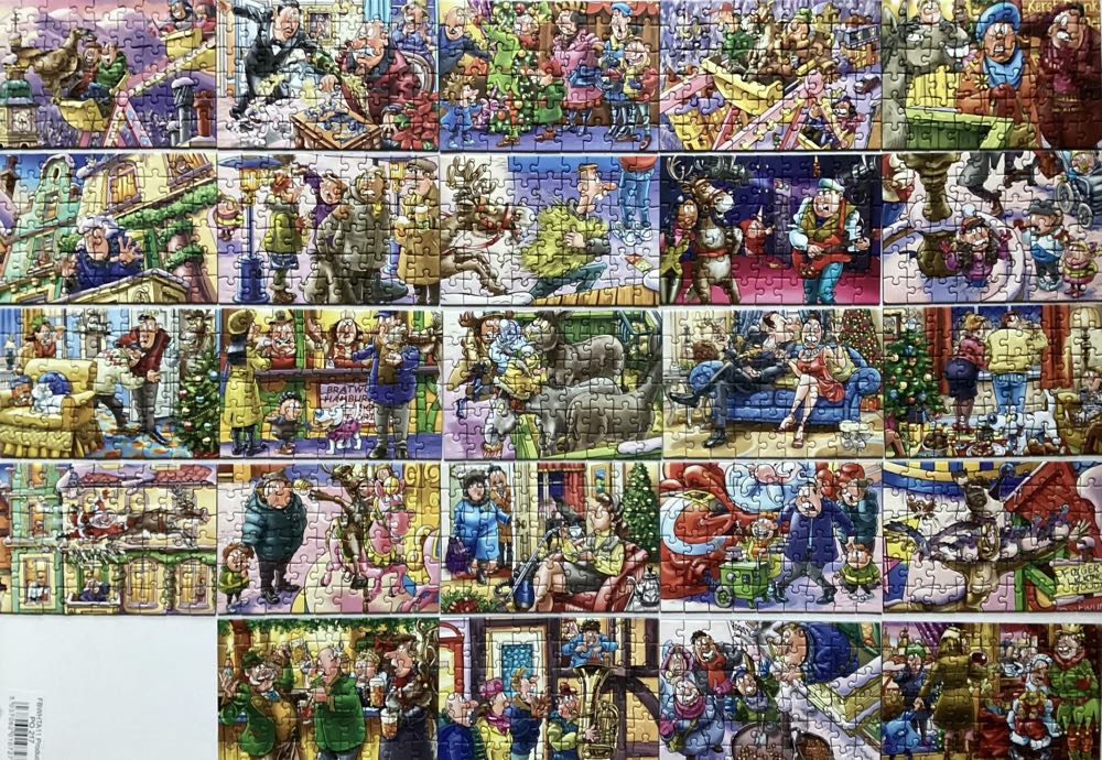 Wasgij Reindeer Rumpus Advent - Jumbo puzzle collectible [Barcode 8721017605775] - Main Image 3