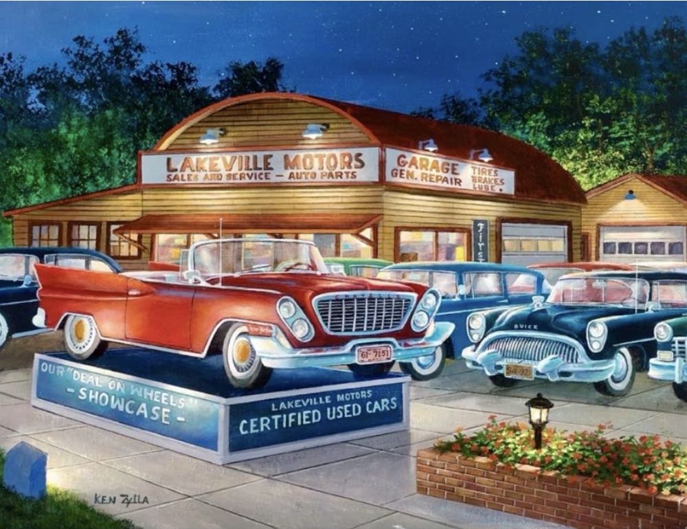 Wheelers and Dealers 🆕 - SunsOut puzzle collectible [Barcode 796780377417] - Main Image 2