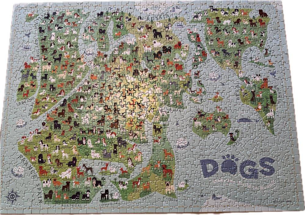 Dogs Around The World - True South Puzzle Co. puzzle collectible - Main Image 2