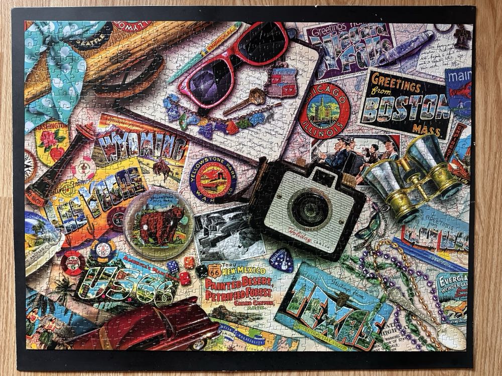 Aimee Stewart — Vintage USA Travel - Buffalo puzzle collectible [Barcode 079346134472] - Main Image 2