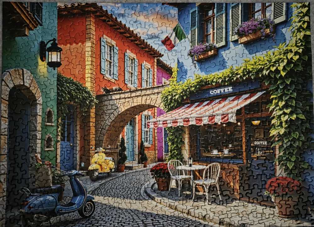*Streets Of Italy - Springbok puzzle collectible [Barcode 091683017898] - Main Image 2