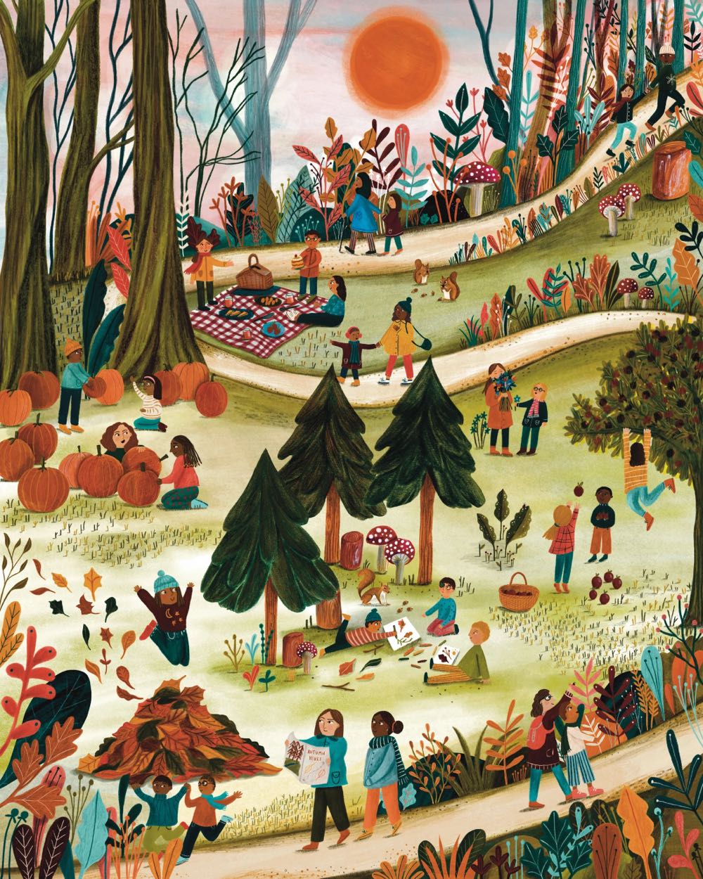 Secrets of the Autumn Woods - Once Upon A Puzzle puzzle collectible [Barcode 990312301165] - Main Image 2