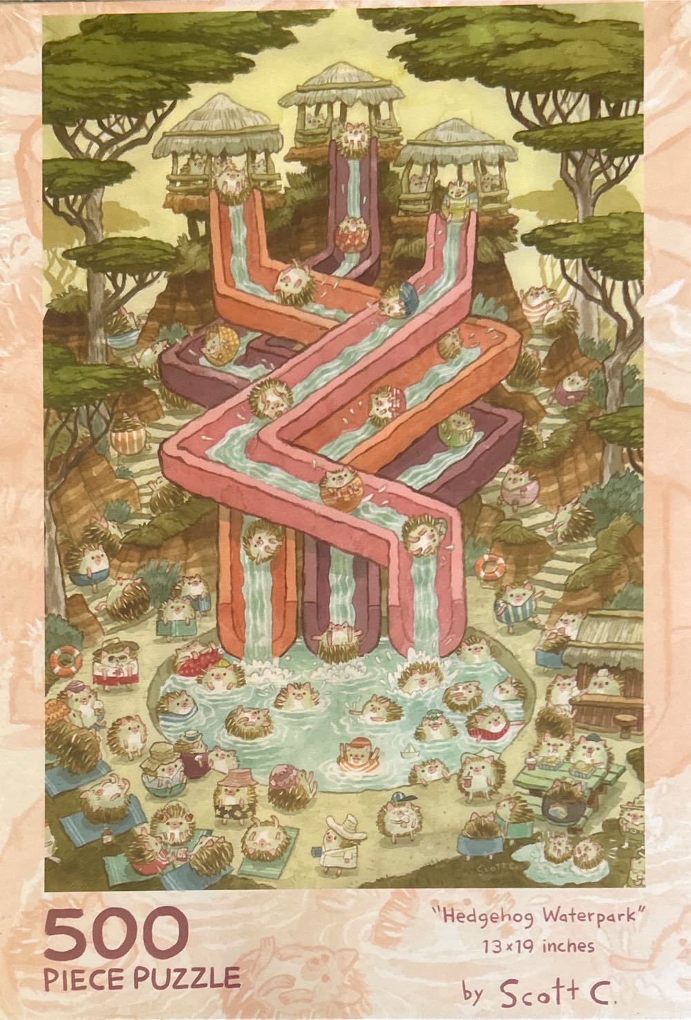 Hedgehog Waterpark  puzzle collectible - Main Image 2