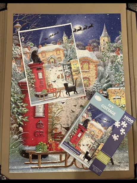 Trefl Cat In Paris Piece Jigsaw Puzzle Red 27”x19” Print Diy Puzzle Creative Fun Classic Jigsaw For Adults And Children From 14 Years Old