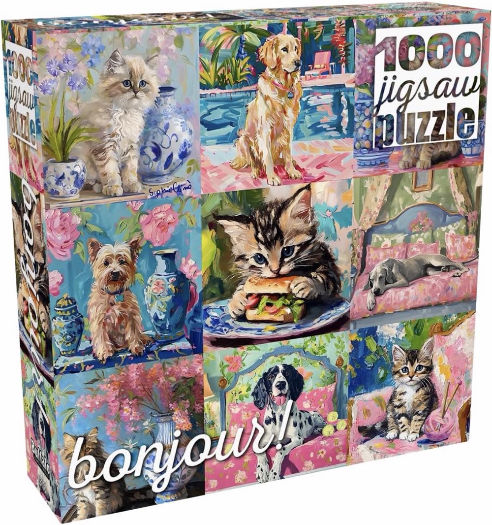 Cats And Dogs Collage - Buffalo Games puzzle collectible [Barcode 079346137152] - Main Image 3