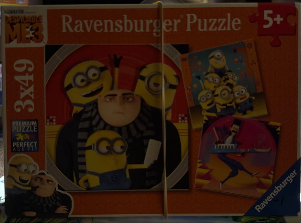 3x49 Ravensburger Despicable Me Minions 3x49 3 In 08016 Abenteuer Mit Den - Ravensburger puzzle collectible [Barcode 4005556080168] - Main Image 3