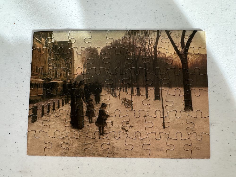 Boston Common At Twilight  puzzle collectible - Main Image 2