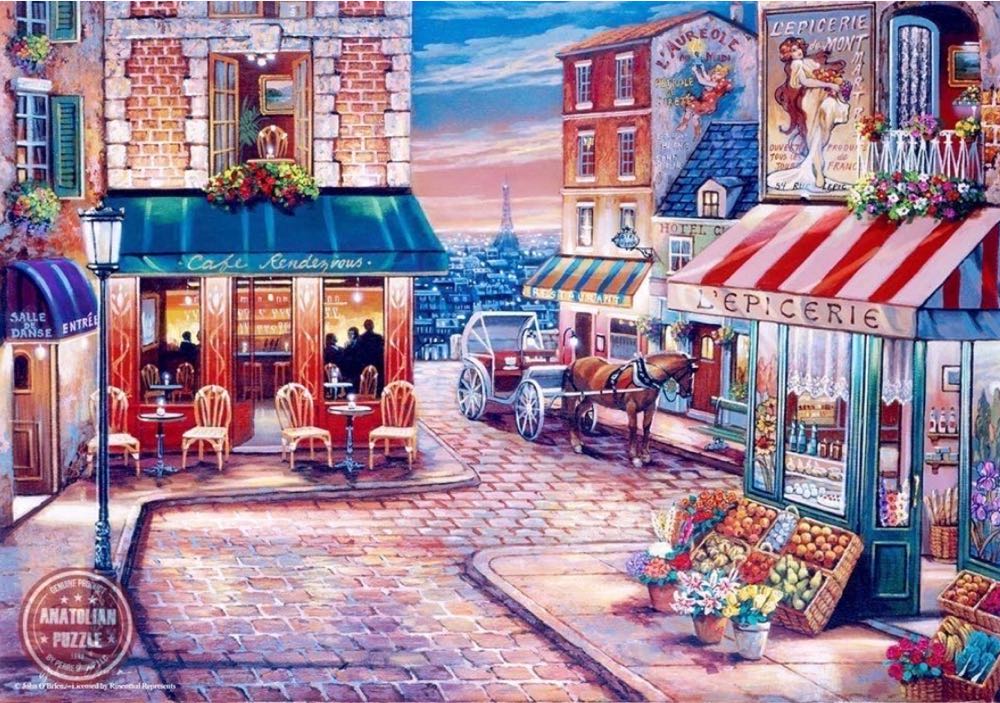 Cafe Rendezvous - Ravensburger puzzle collectible [Barcode 666273819710] - Main Image 2