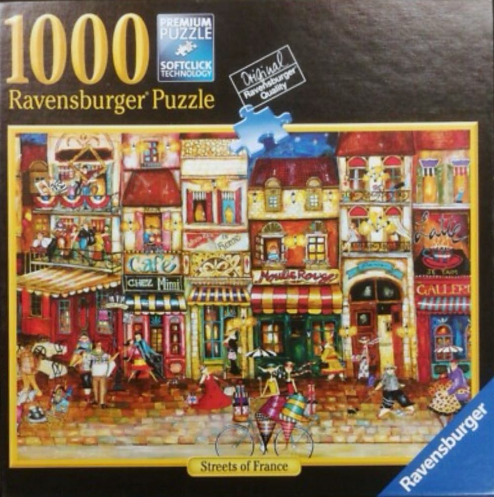 Streets of France - Ravensburger puzzle collectible [Barcode 4005556813087] - Main Image 2
