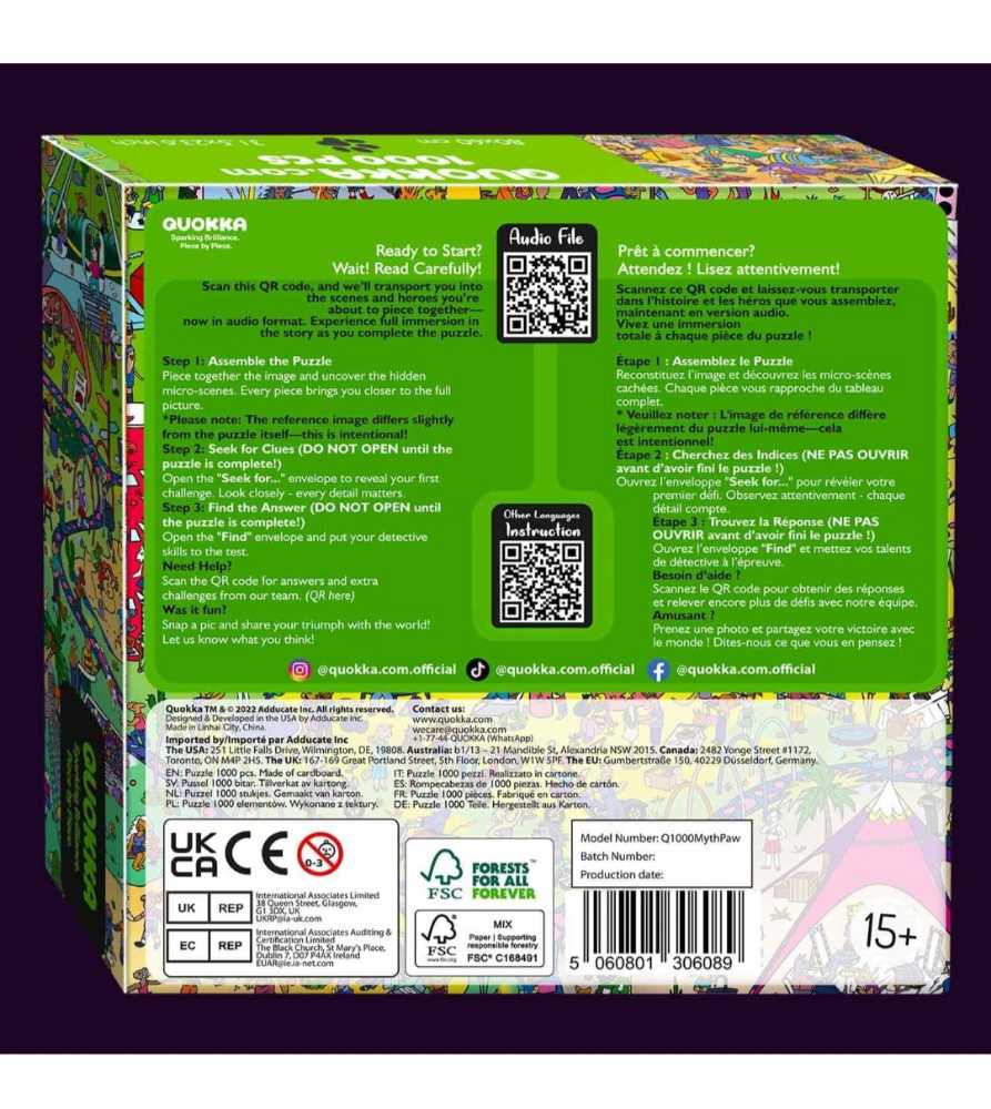 Pawchella Bash - Quokka puzzle collectible [Barcode 5060801306089] - Main Image 2