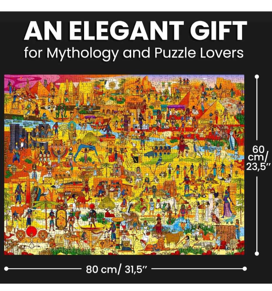 Egyptian Gods  - Quokka puzzle collectible [Barcode 5060801305822] - Main Image 3