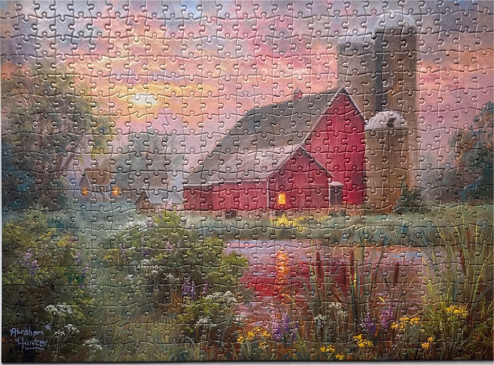 Red barn - Buffalo 🇺🇸 puzzle collectible [Barcode 079346566068] - Main Image 2