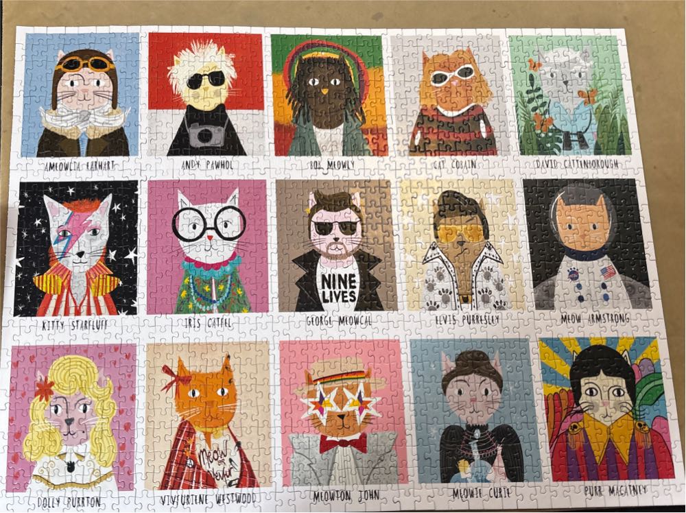 Cat Icons - Happily puzzle collectible [Barcode 604565913845] - Main Image 2