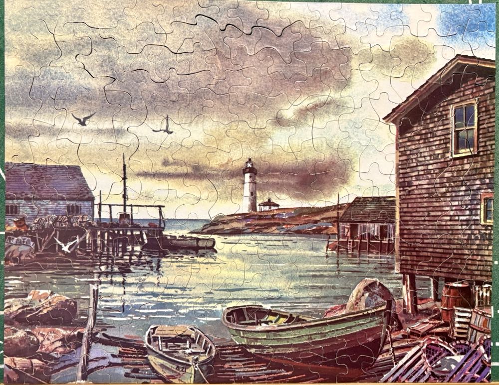 Fisherman’s Wharf - Guild Jigsaw Puzzles By Whitman puzzle collectible - Main Image 2