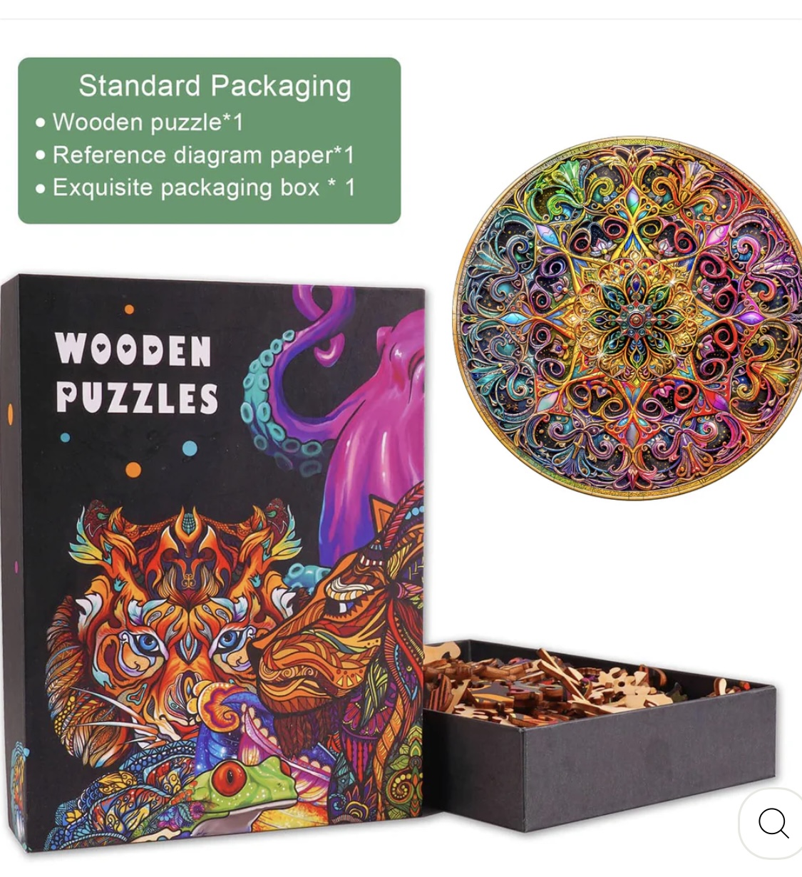 Mandala Dreamland - Woodbests Puzzles puzzle collectible - Main Image 3