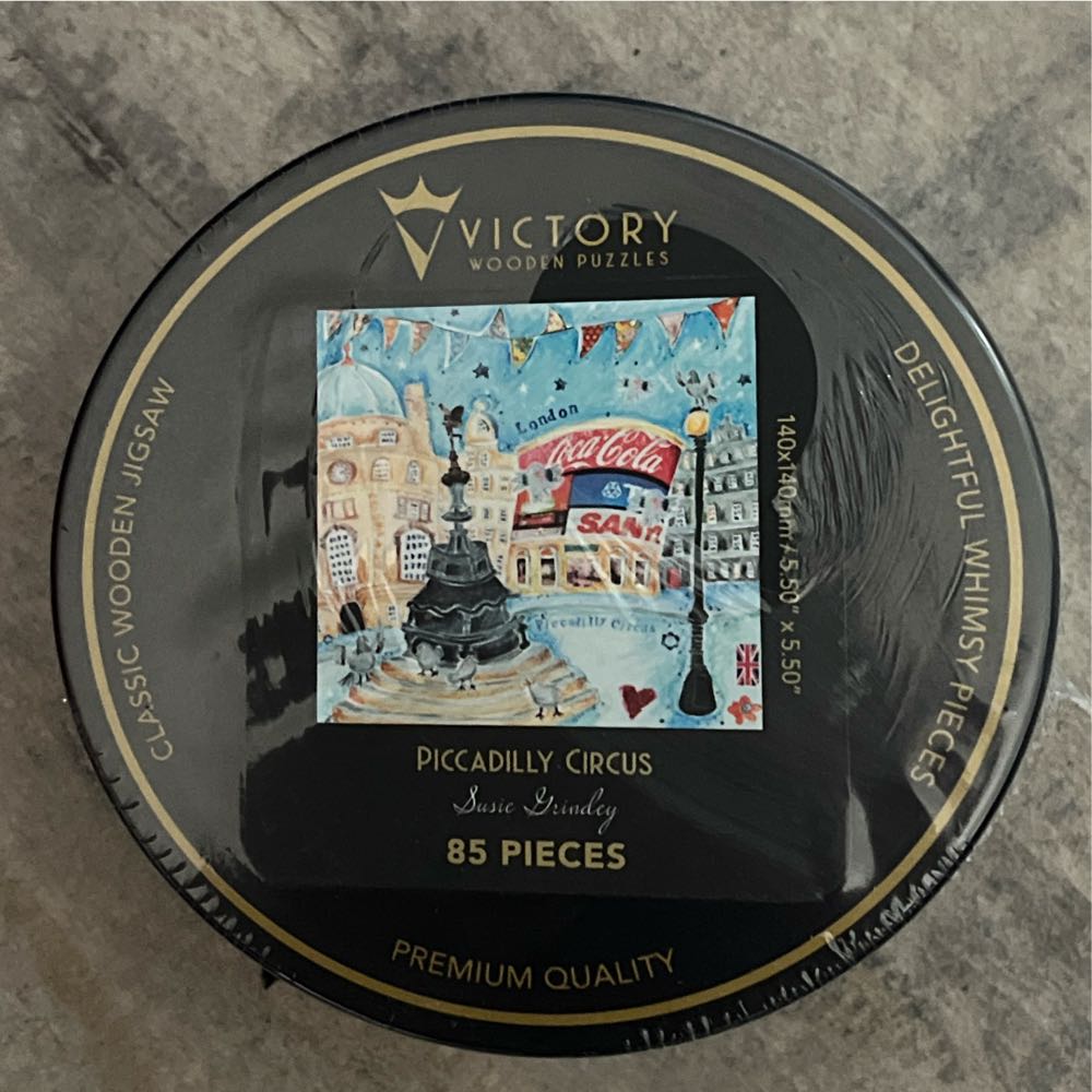 Blue Sky Puzzles Piece Round Jigsaw Puzzle Of Venice Italy Challenging & Educational Art For Adults & Kids Unique Panoramic Photo Of City Of Venice 26.6 Inch Circular Puzzle