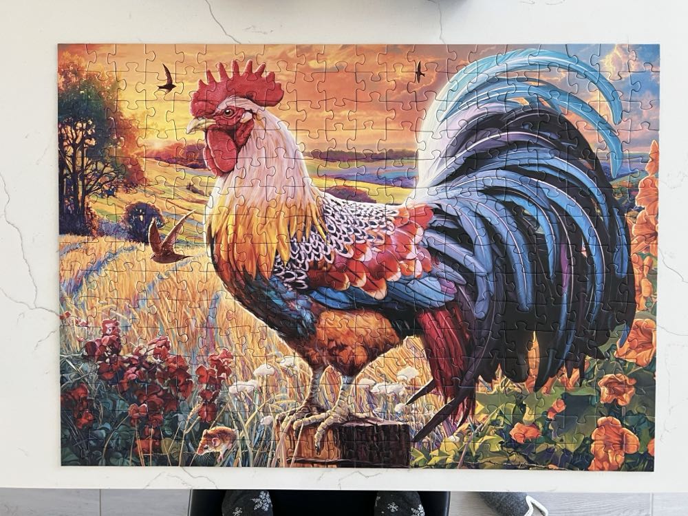 Cock-A-Doodle-Doo - Ravensburger puzzle collectible [Barcode 4005555016953] - Main Image 3