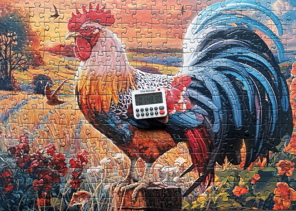 Cock-A-Doodle-Doo - Ravensburger puzzle collectible [Barcode 4005555016953] - Main Image 4