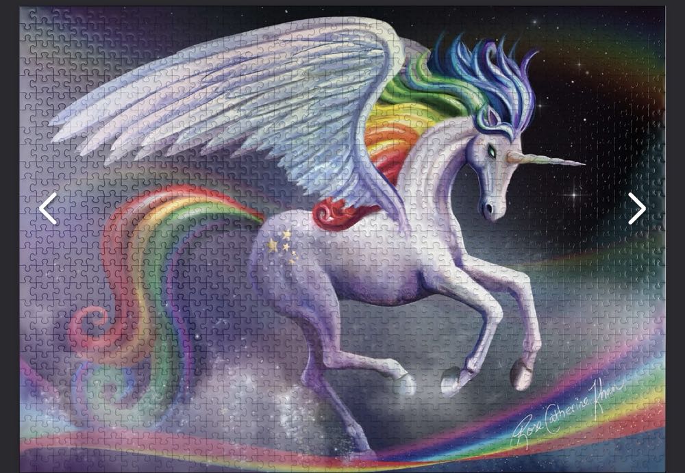 Rainbow Dancer Unicorn - Tate & Co. Jigsaw Puzzles puzzle collectible [Barcode 4066909474089] - Main Image 2